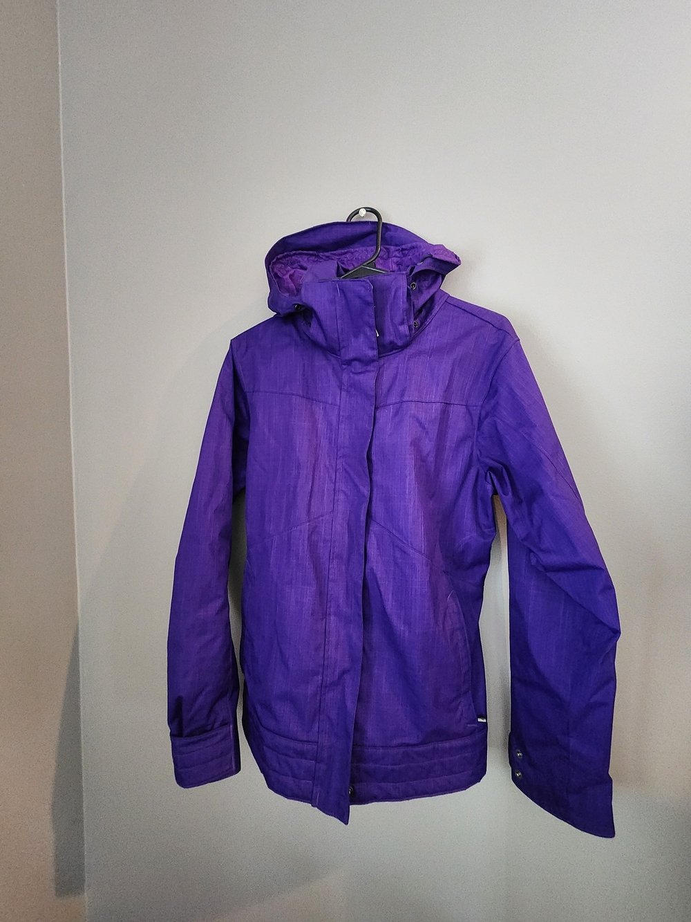 Columbia Women's Hooded Purple Ski Jacket - Insulated Snow Shell